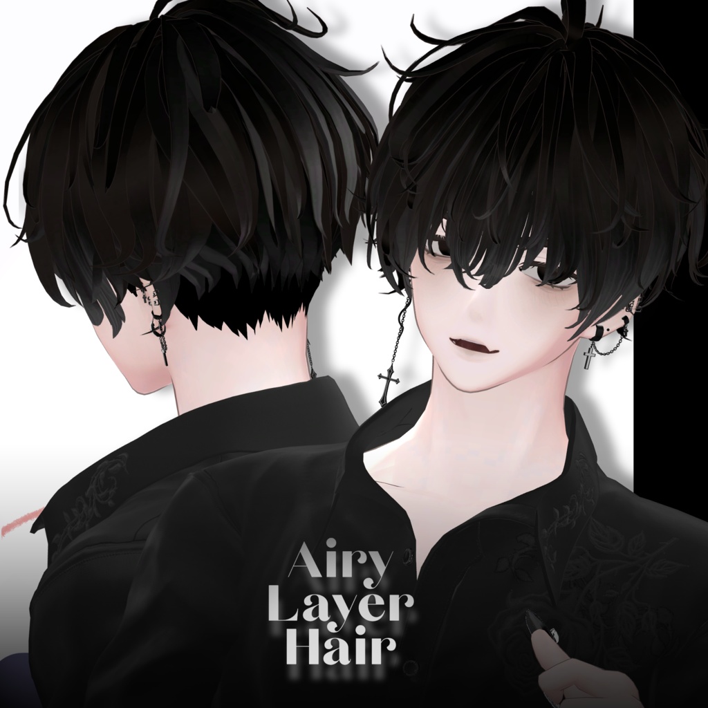 Airy Layer Hair【VRC想定hair】