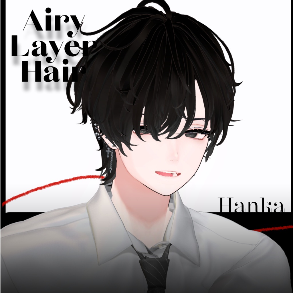 Airy Layer Hair【VRC想定hair】
