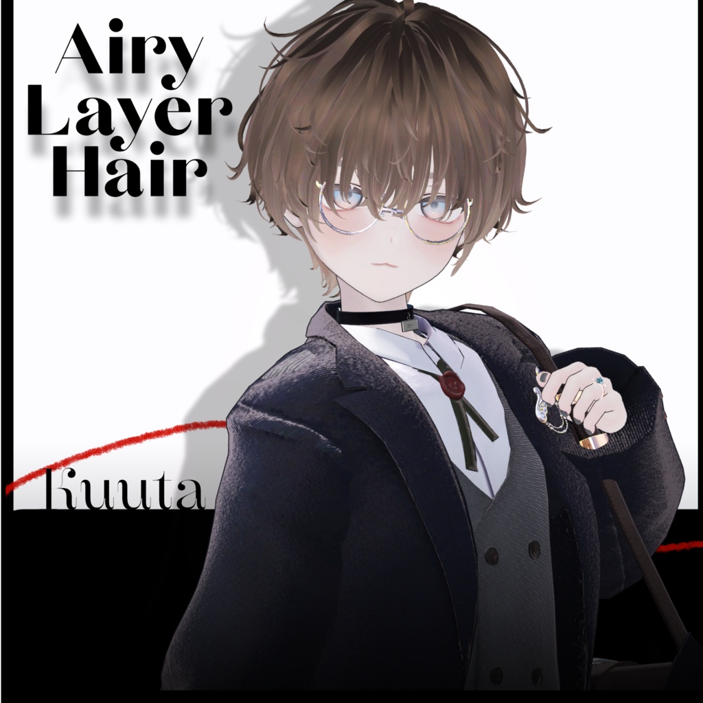 Airy Layer Hair【VRC想定hair】