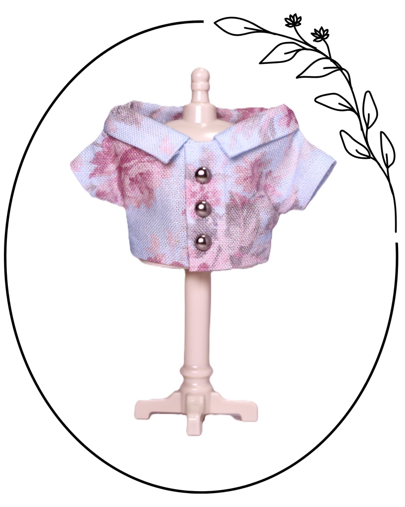 花柄シャツ