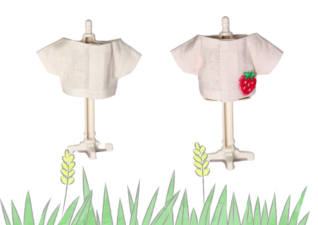 ホルスタイン柄ジャケット+牛乳・いちご牛乳Tシャツ セット