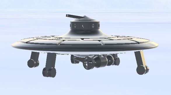 1/700 ドイツ軍 計画機 Haunebu 艦上機アレンジ