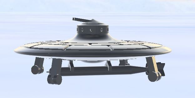 1/700 ドイツ軍 計画機 Haunebu 艦上機アレンジ