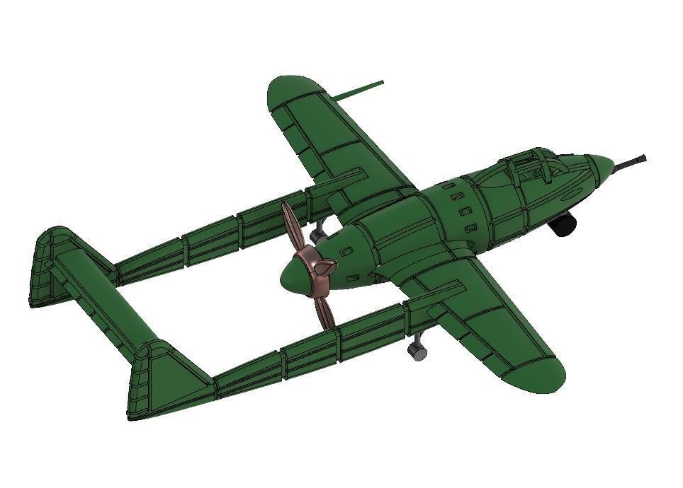 1/700 Luke(J4M1) / 大日本帝国海軍 計画機 閃電