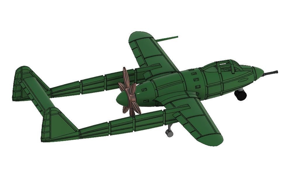 1/700 Luke(J4M1) / 大日本帝国海軍 計画機 閃電