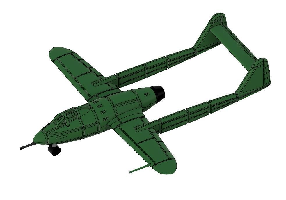 1/700 Luke(J4M1) / 大日本帝国海軍 計画機 閃電