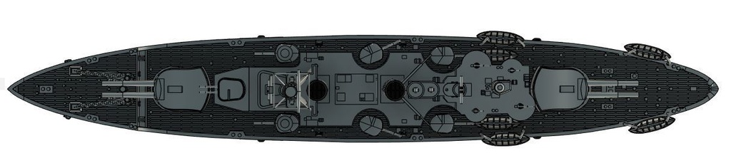 1/700 HSwMS Drottning Victoria / スウェーデン海軍 ドロットニング・ヴィクトリア
