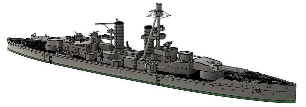 1/700 HSwMS Drottning Victoria / スウェーデン海軍 ドロットニング・ヴィクトリア