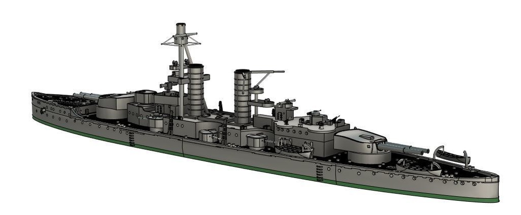 1/700 HSwMS Drottning Victoria / スウェーデン海軍 ドロットニング・ヴィクトリア
