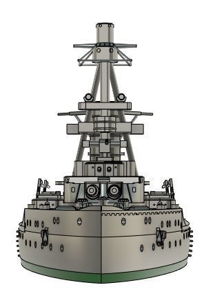 1/700 HSwMS Drottning Victoria / スウェーデン海軍 ドロットニング・ヴィクトリア