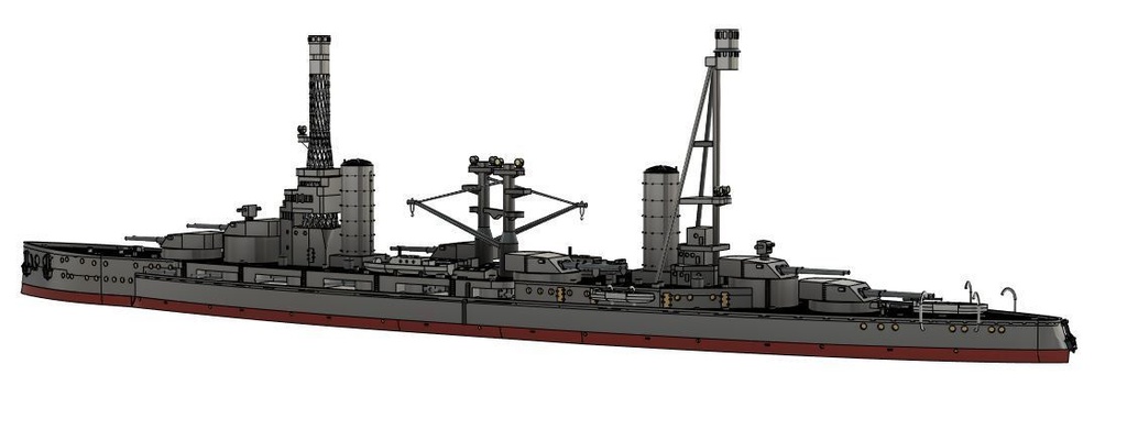 1/700 ARA Rivadavia-class Moreno / アルゼンチン海軍 モレノ