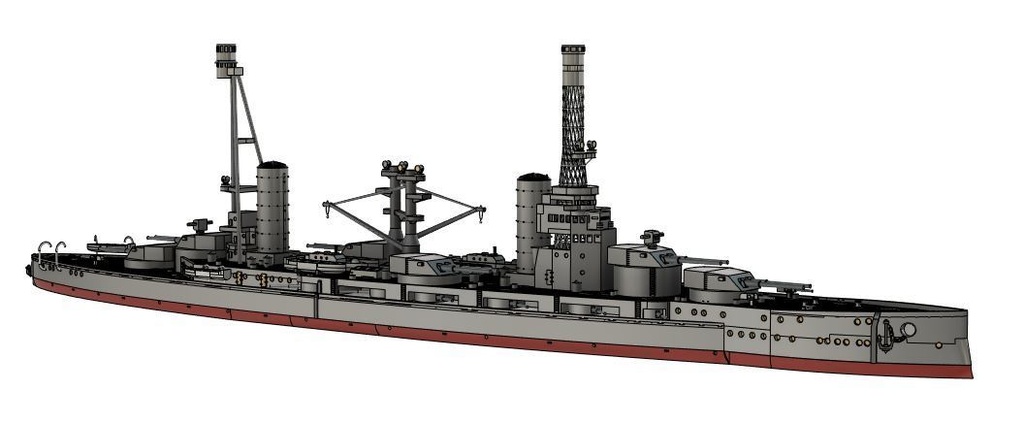 1/700 ARA Rivadavia-class Moreno / アルゼンチン海軍 モレノ