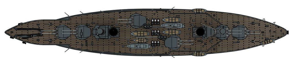 1/700 ARA Rivadavia-class Moreno / アルゼンチン海軍 モレノ