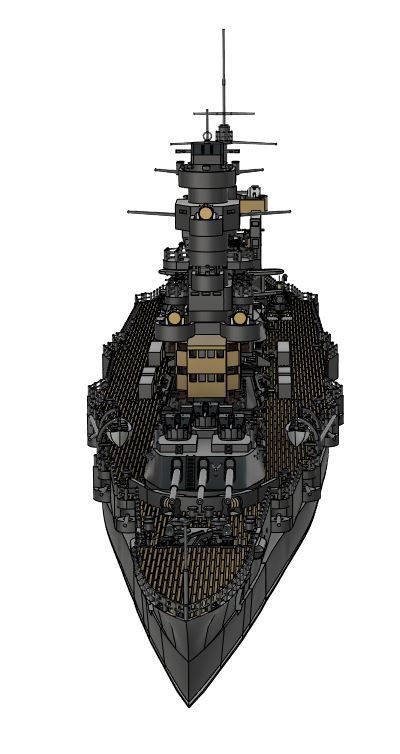 1/700 USSR Gangut / ソビエト海軍 ガングート級戦艦ガングート