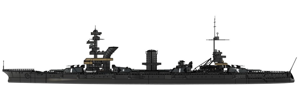 1/700 USSR Marat / ソビエト海軍 ガングート級戦艦マラート