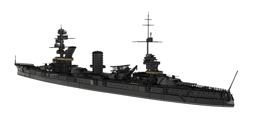 1/700 USSR Marat / ソビエト海軍 ガングート級戦艦マラート