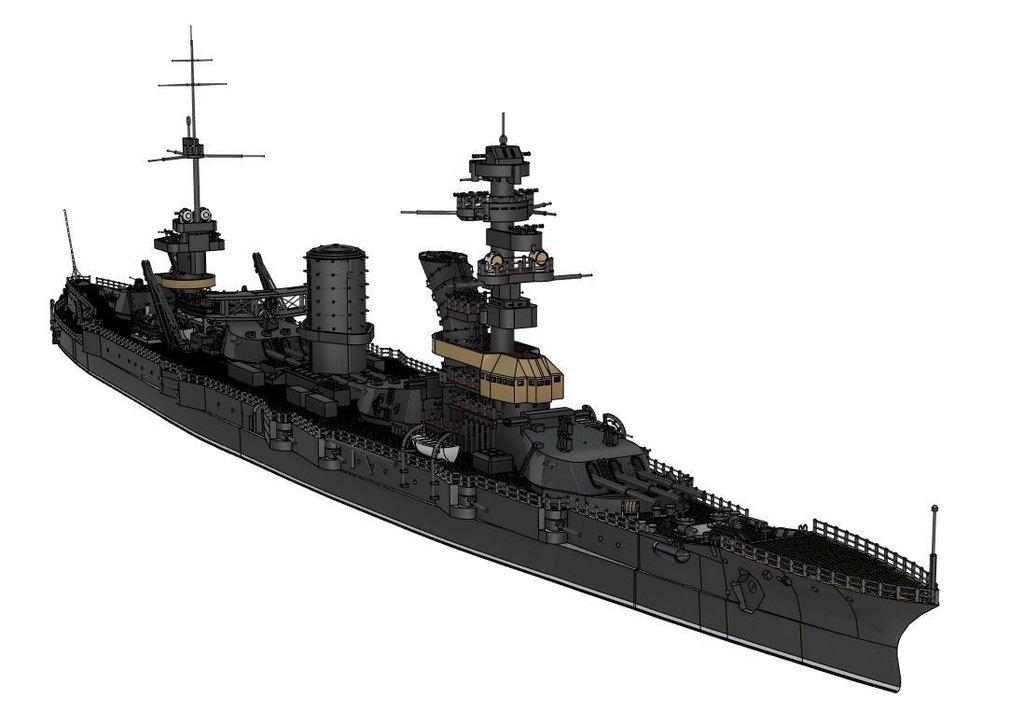 1/700 USSR Marat / ソビエト海軍 ガングート級戦艦マラート