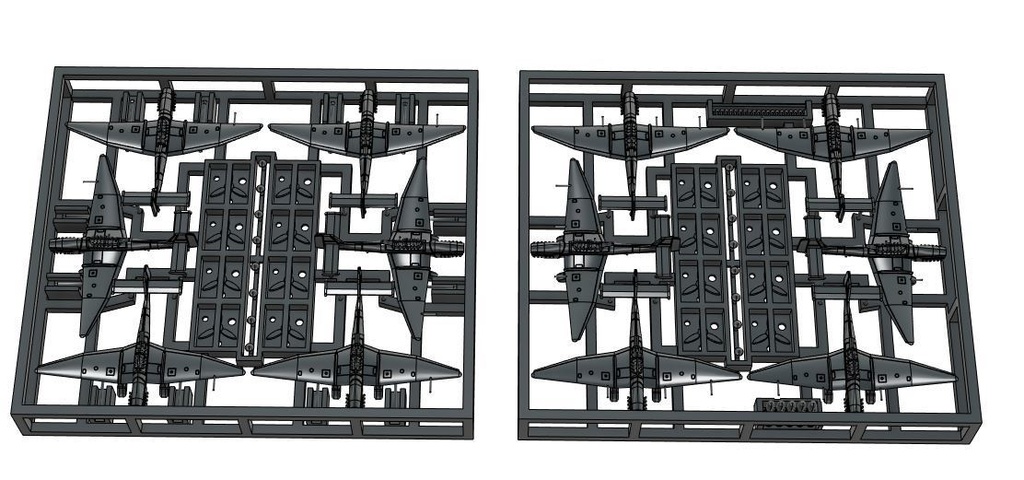 1/700 Ju-87 Stuka / スツーカ 5機セット