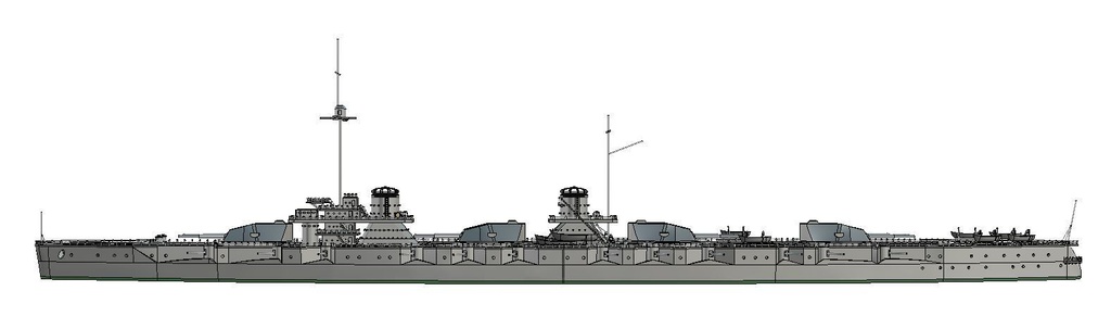 1/700 Russian Ultimate Battleship 1914 / ロシア帝国究極戦艦