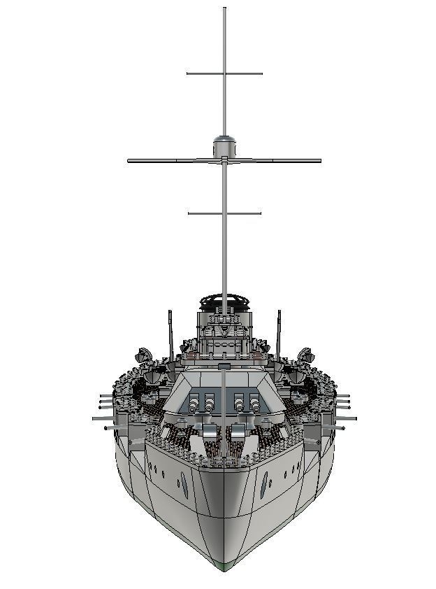 1/700 Russian Ultimate Battleship 1914 / ロシア帝国究極戦艦 1914案