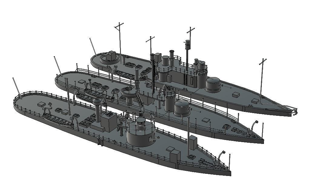 1/700 SMS Leitha / オーストリア・ハンガリー二重帝国モニター艦 ロイタ