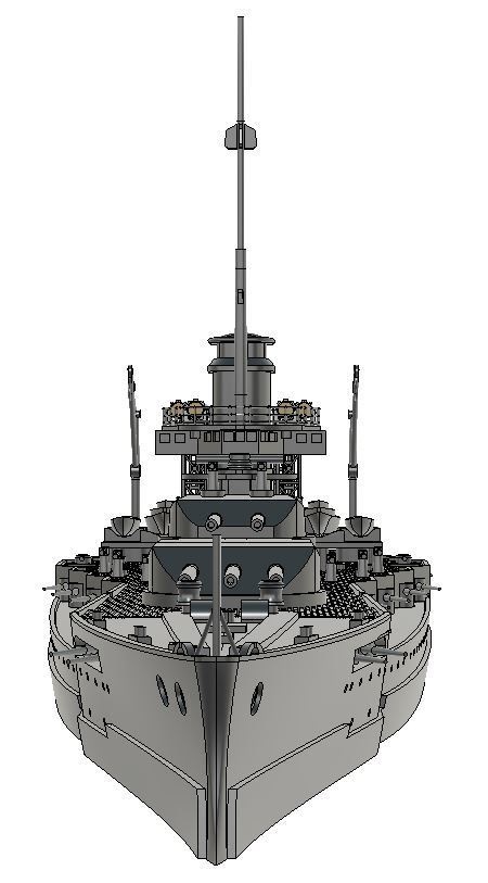 1/700 SMS Ersatz Monarch / オーストリア・ハンガリー二重帝国計画戦艦 エルザッツ・モナルヒ