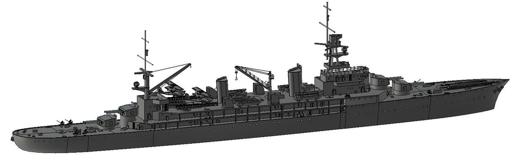 1/700 FN Janne d'Arc / フランス海軍 練習巡洋艦 ジャンヌダルク