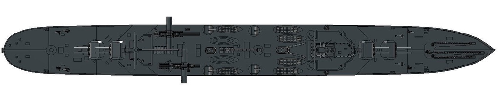 1/700 FN Janne d'Arc / フランス海軍 練習巡洋艦 ジャンヌダルク