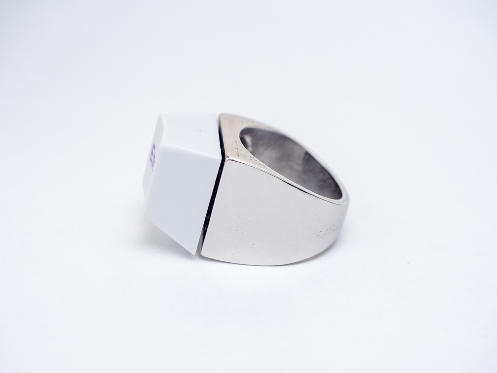 キーキャップを身につけるための指輪【3Dプリント向けstlデータ】