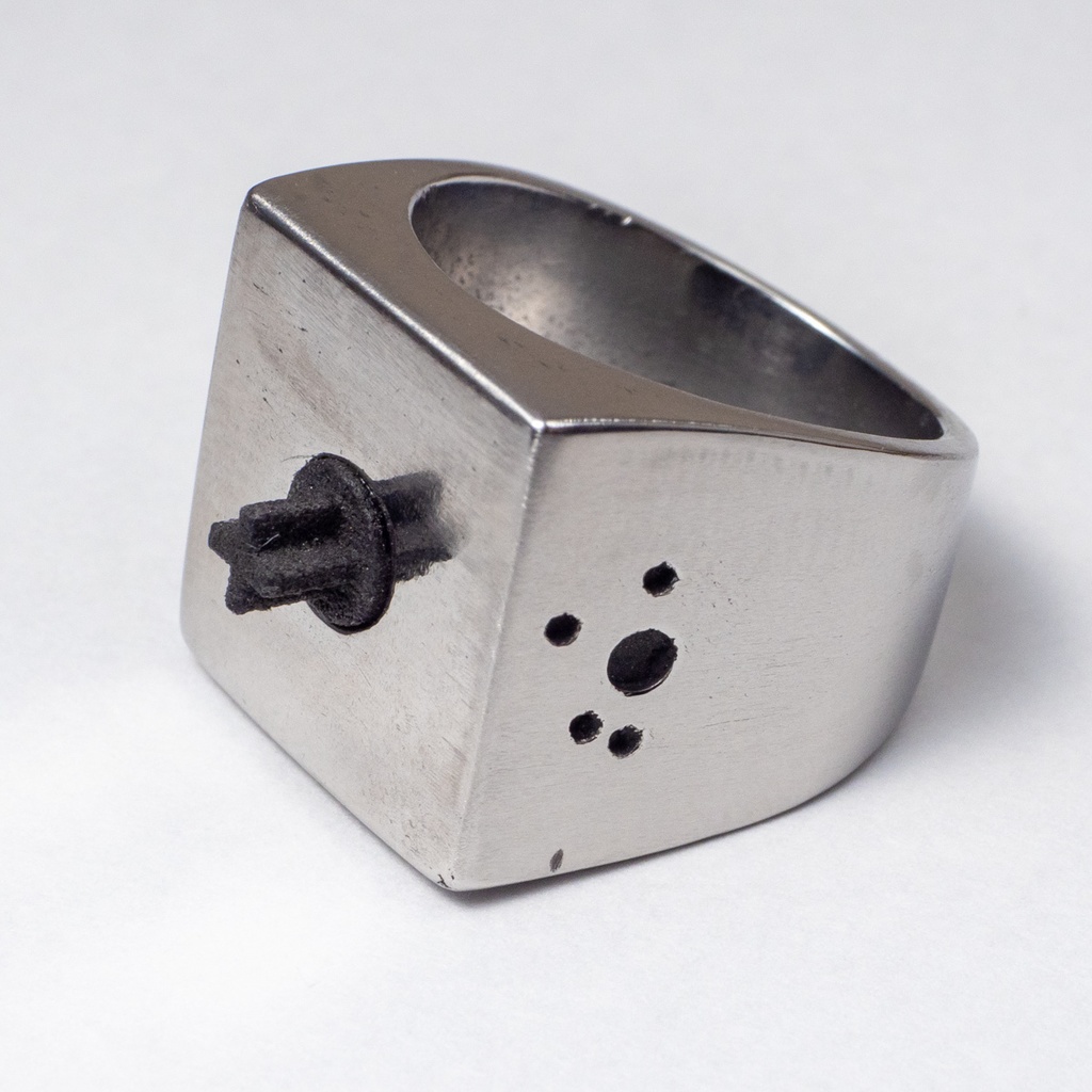 キーキャップを身につけるための指輪【3Dプリント向けstlデータ】