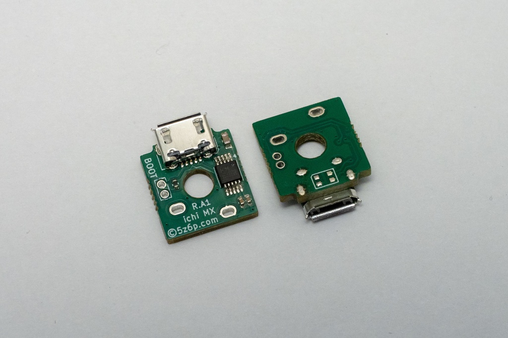 ichi MX - アートトイやフィギュアのための1キーキーボード基板