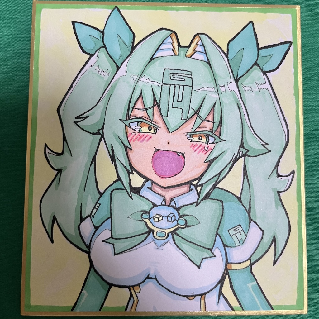 イヨちゃん色紙イラスト