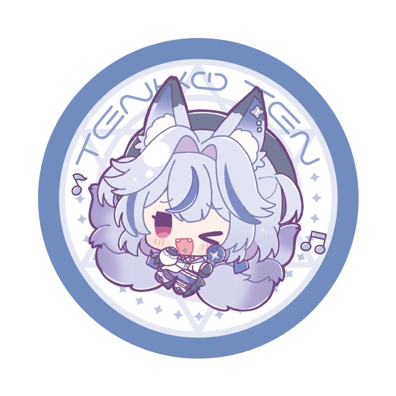 【天狐てん】缶バッジ【さもフェスR限定グッズ】