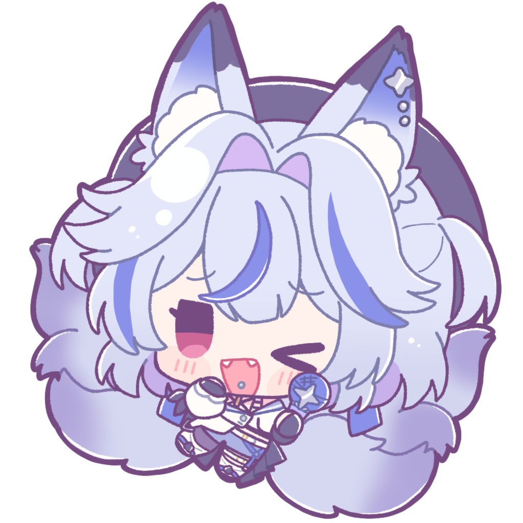 【天狐てん】ステッカー【さもフェスR限定グッズ】