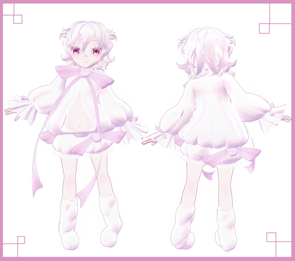 オリジナル3Dモデル「マロウ」