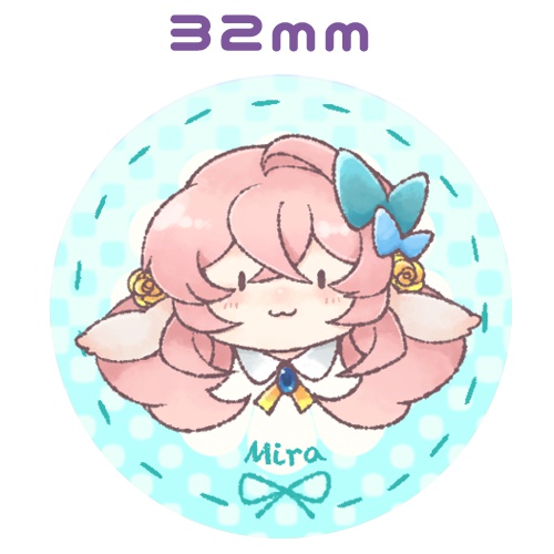 32mm缶バッチ：ミラ