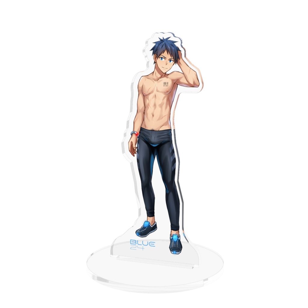 レギンス男子のアクリルフィギュア