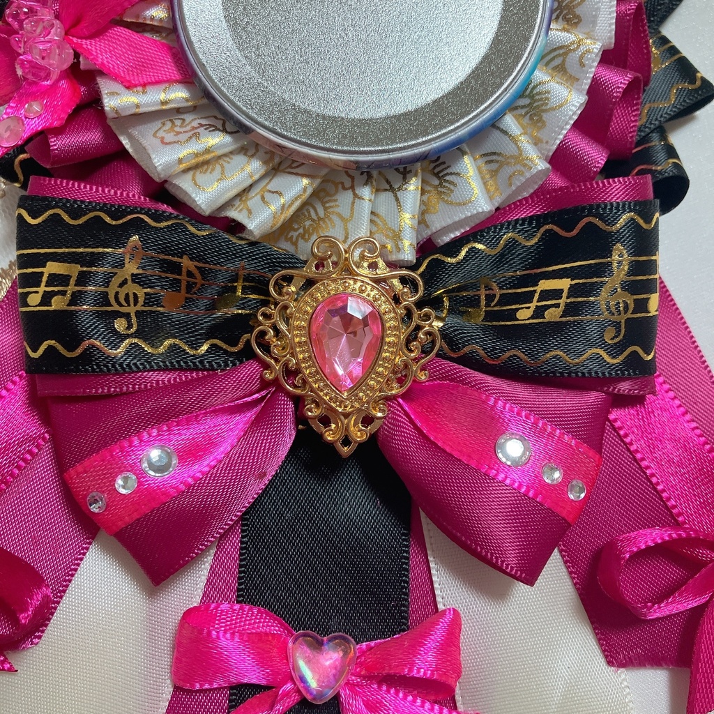 【SOLD OUT】痛ロゼット 55mm〜57mm用 ピンク 黒 白