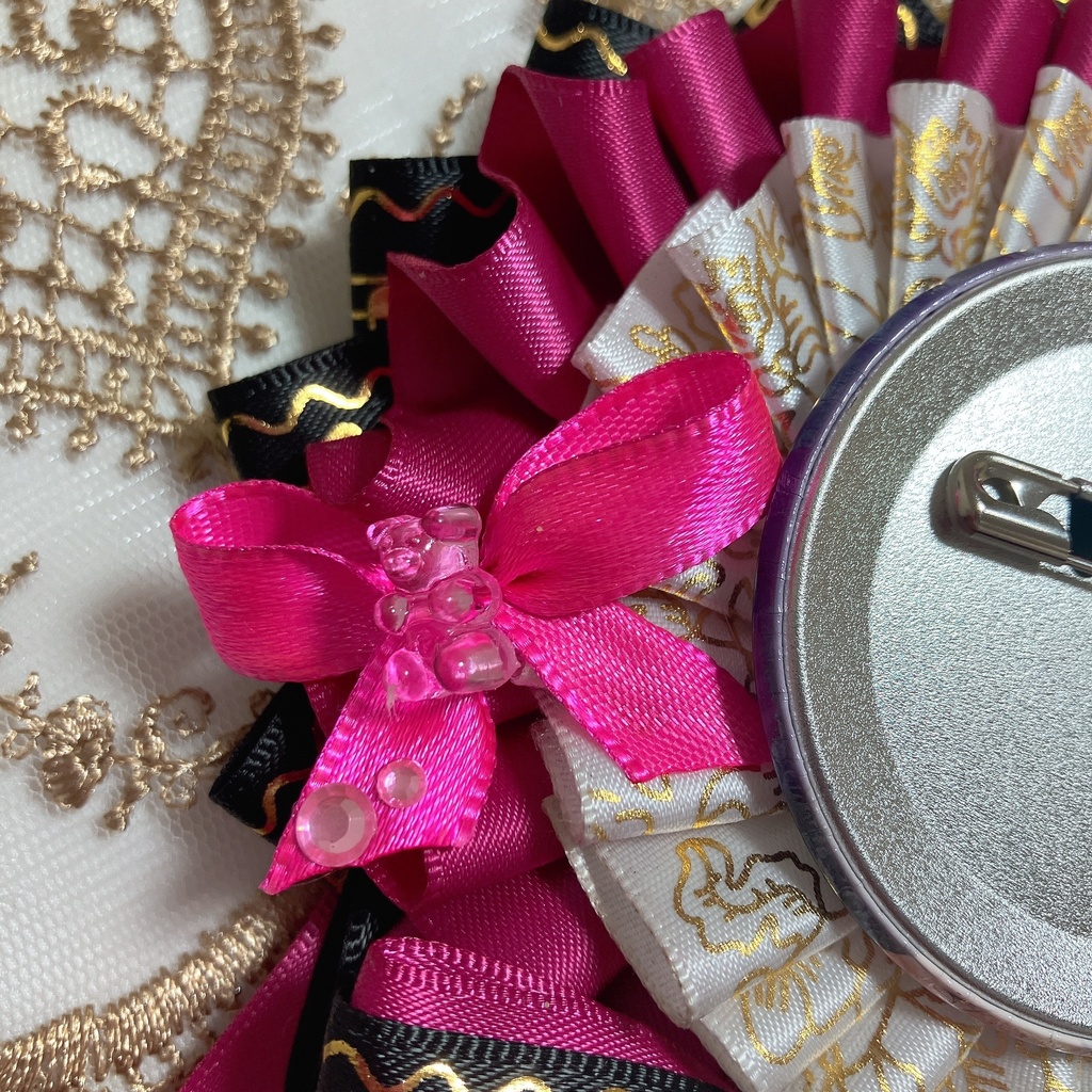 【SOLD OUT】痛ロゼット 55mm〜57mm用 ピンク 黒 白