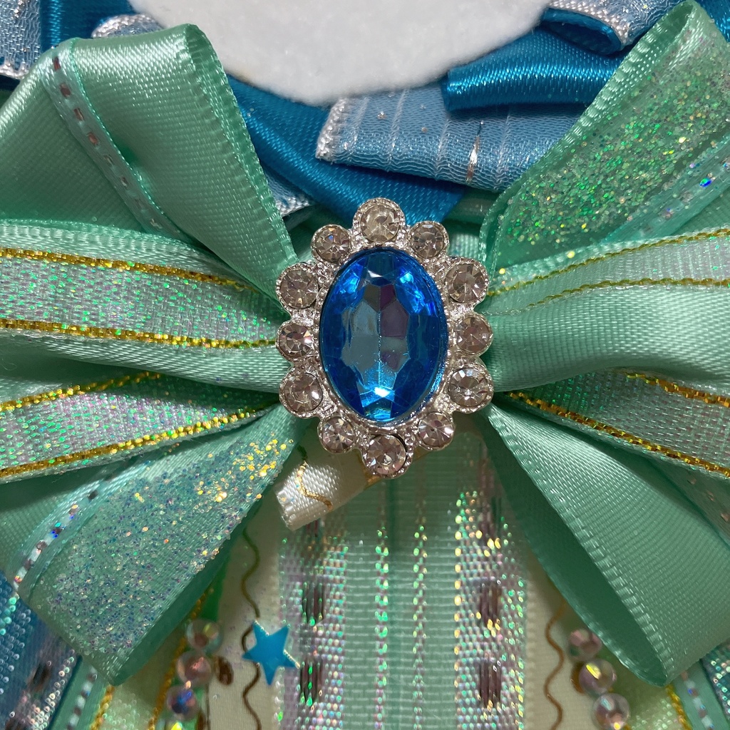 【SOLD OUT】痛ロゼット 55mm〜57mm用 緑 水色