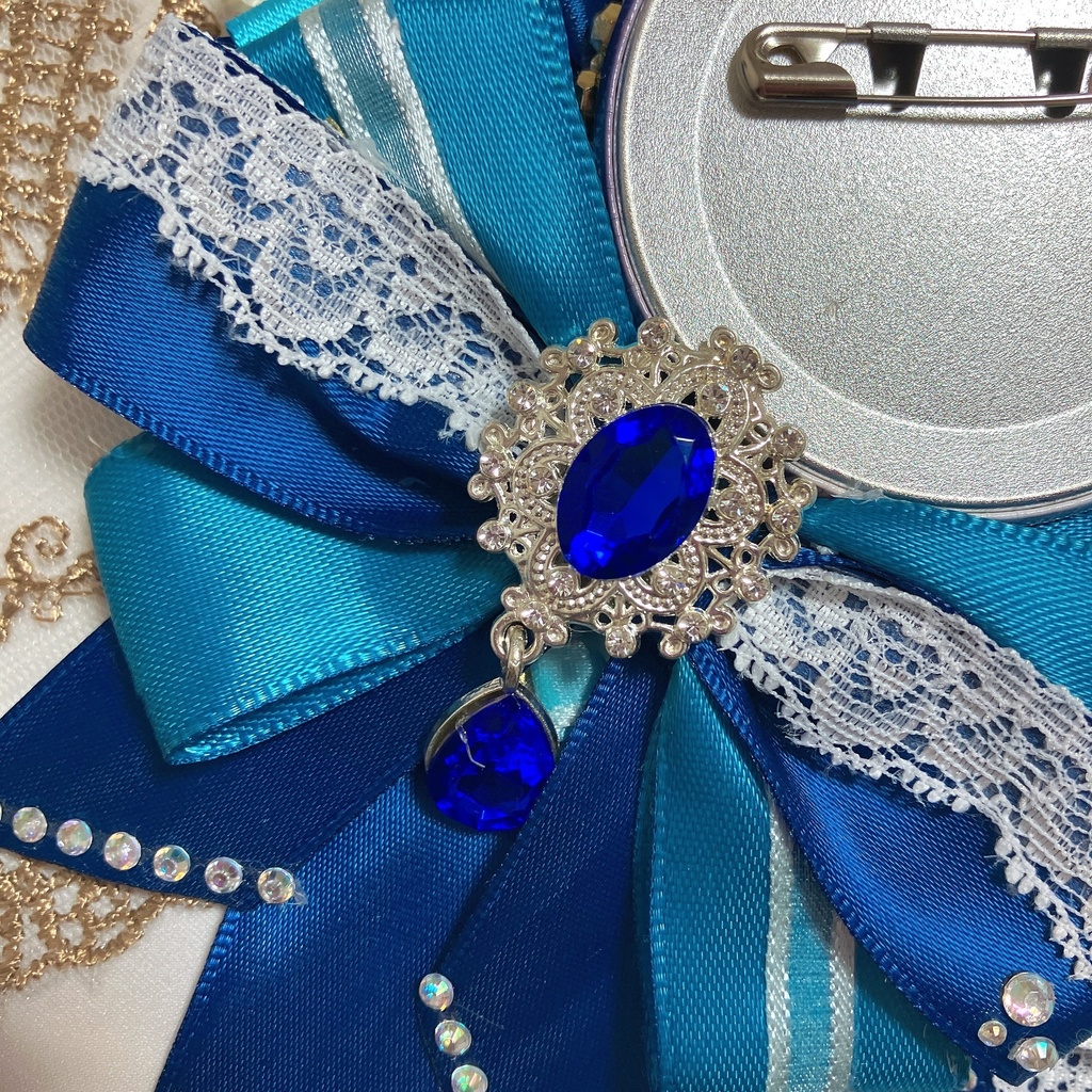 【SOLD OUT】痛ロゼット 55mm〜57mm用 青 水色