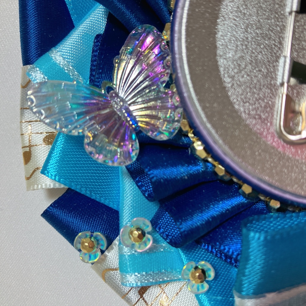 【SOLD OUT】痛ロゼット 55mm〜57mm用 青 水色