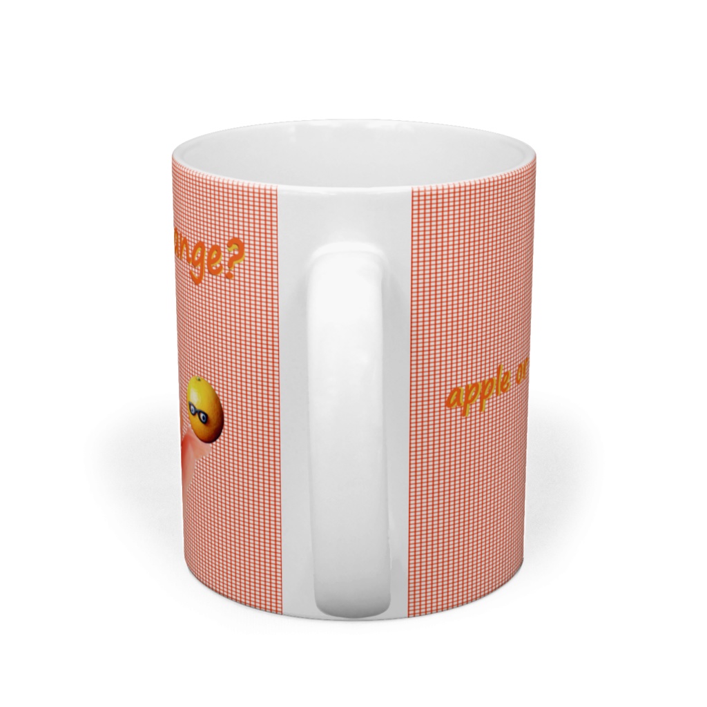 apple or orange?マグカップ