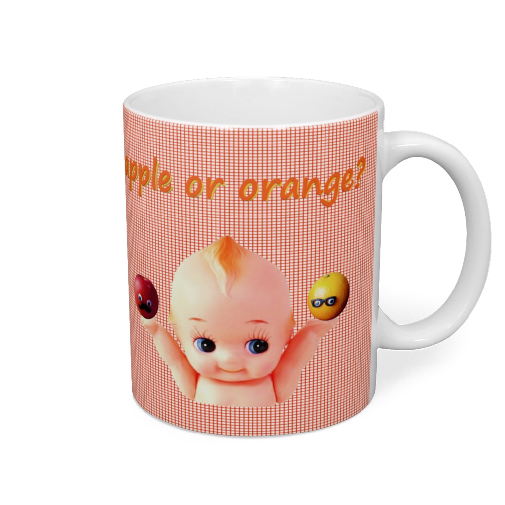 apple or orange?マグカップ