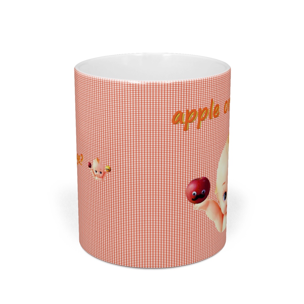 apple or orange?マグカップ