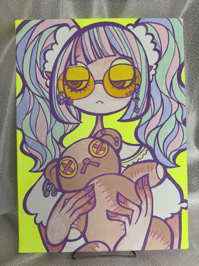 【原画】ギーク・ガール（くまちゃん）