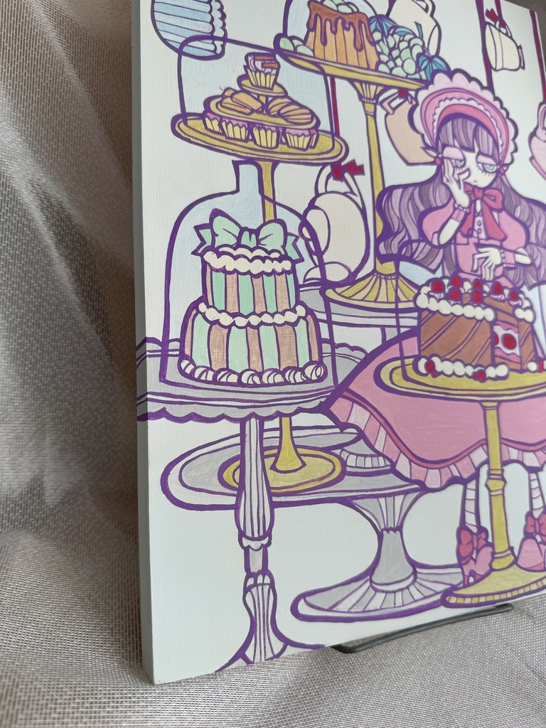 【原画】ケーキスタンド