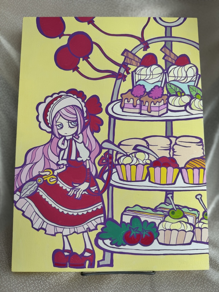 【原画】アフタヌーンティー・ガール