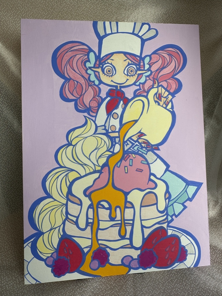 【原画】パンケーキ・ガール