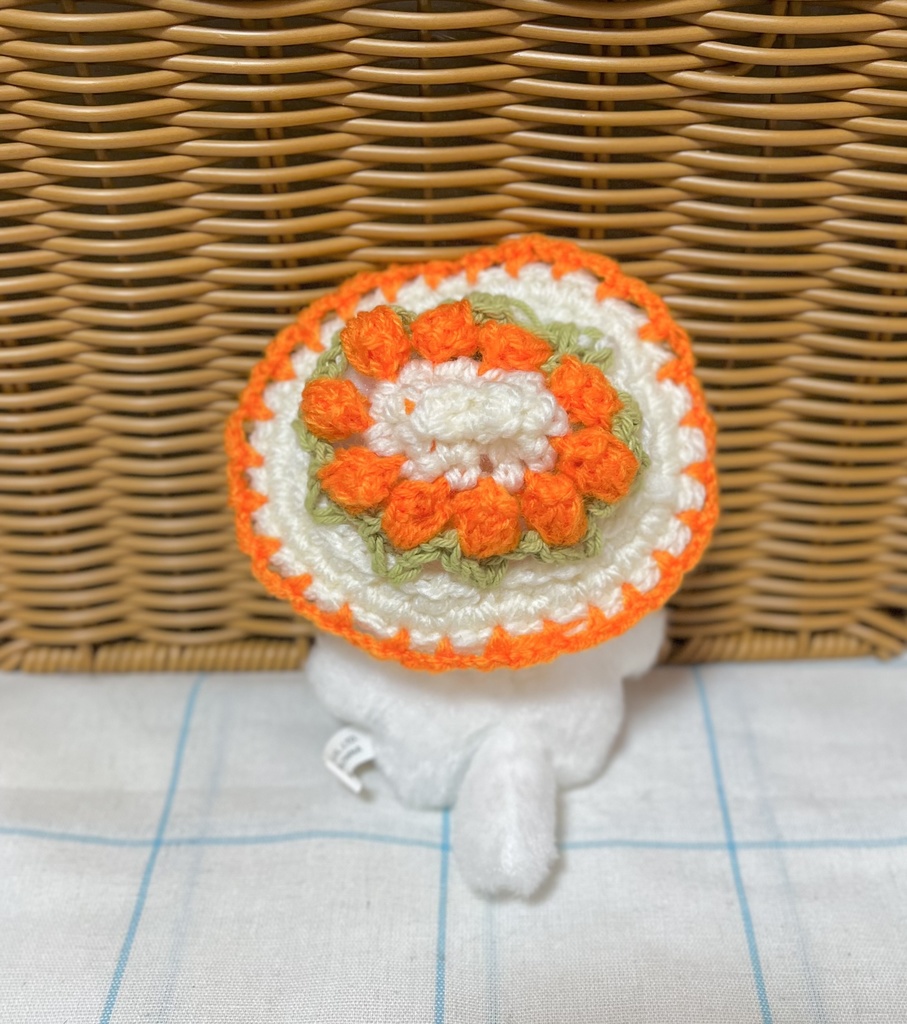 チューリップのお帽子 オレンジ